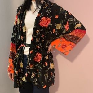 Kimono style beach cover up